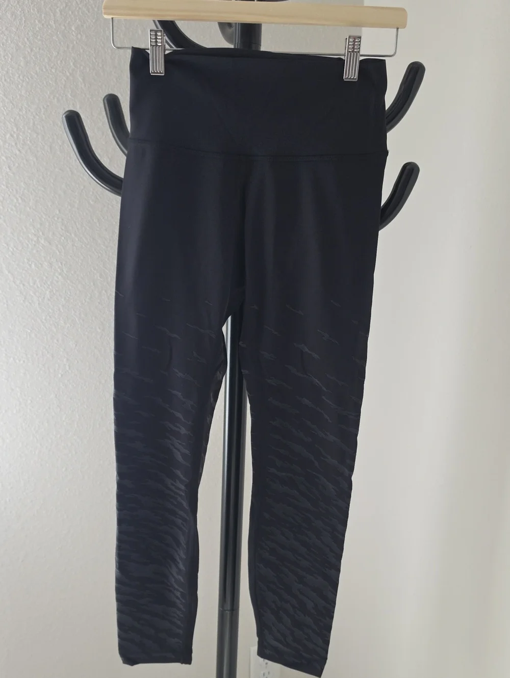 lululemon athletica Black Textured Leggings